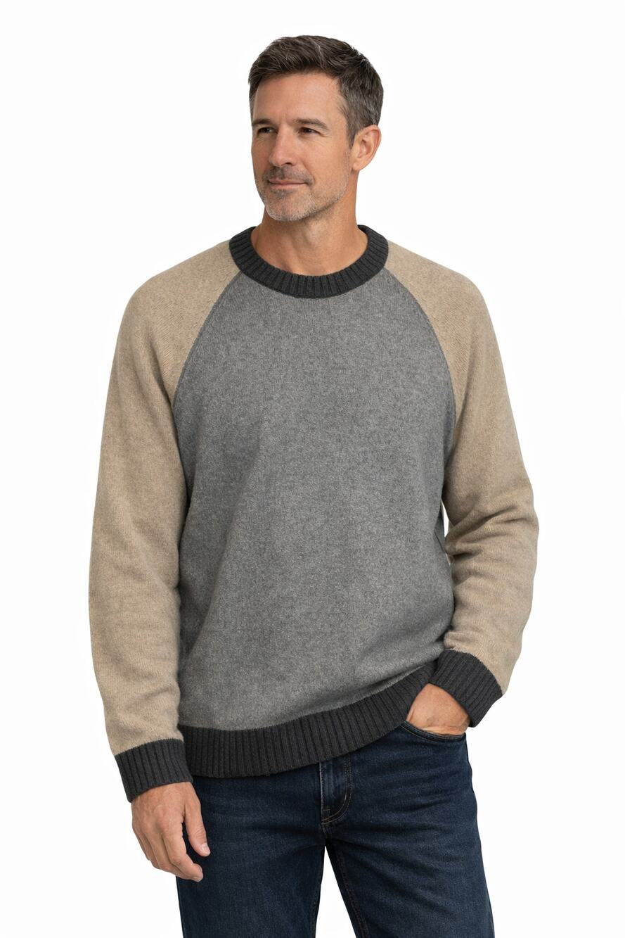 Abercrombie & Fitch Y2K Long Sleeve Pullover Sweater Multicolor Mens Size Large